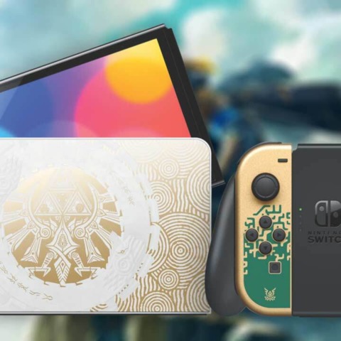 Nintendo Switch OLED Zelda-Themed Console Is Available At Amazon For Retail Price
