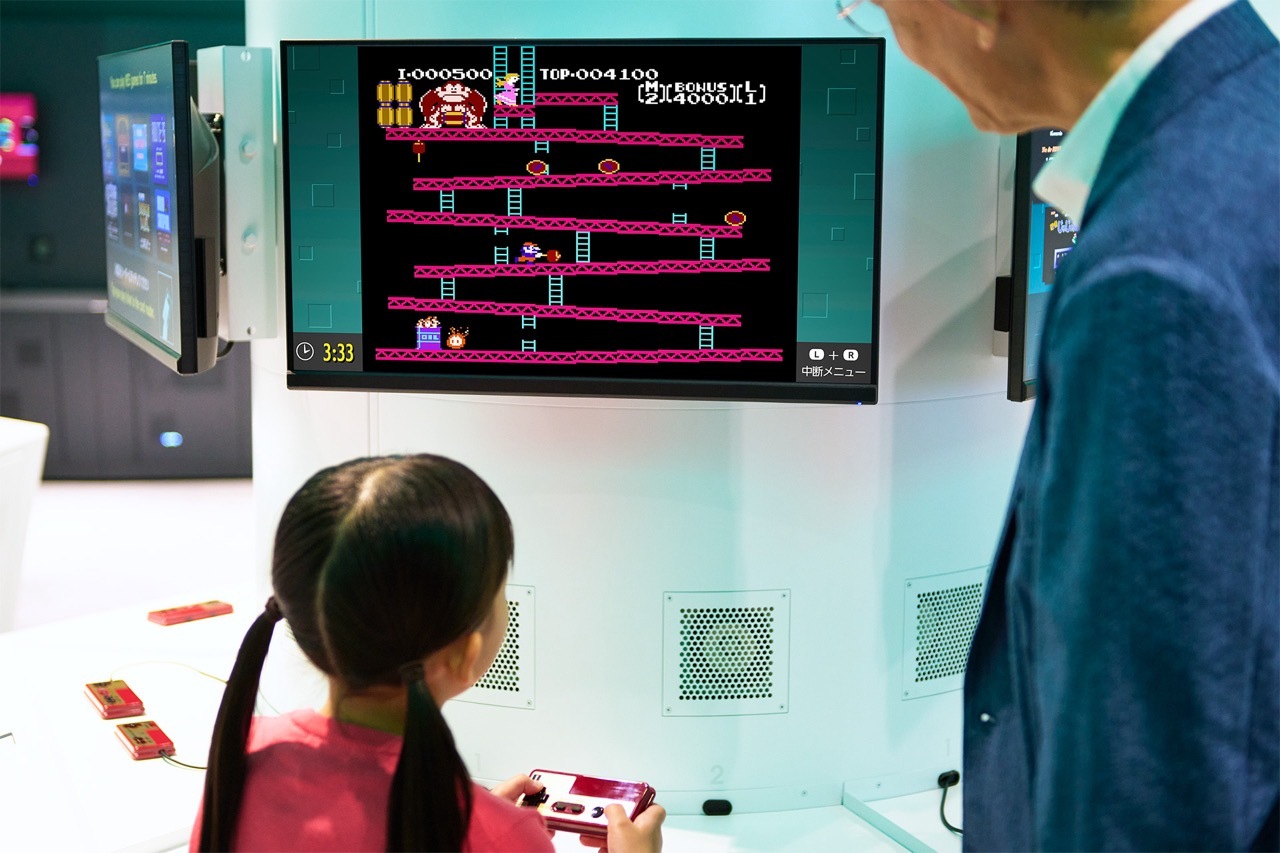 Donkey Kong on Famicom at the Nintendo Museum